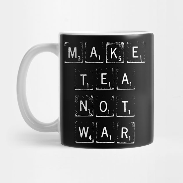 Vintage Tea Make Tea Not War by DANPUBLIC